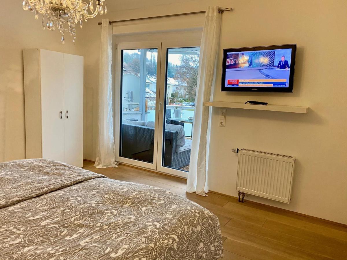 Luxurioeses Studio Im Zentrum, Balkon, Kamin, Klima Lägenhet Ravensburg Exteriör bild